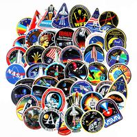 94 Packs Universe NASA Astronaut Space Stickers Water Bottles Laptop Car Hydroflasks Phone Motorcycle Skateboard Computer Vinyl Sticker Waterproof Spacecraft Planet Decals for Teens Boys Girls Adults