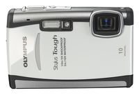 Olympus Stylus 6000 10MP Digital Camera with 3.6x Wide Angle Optical Dual Image Stabilized Zoom and 2.7-inch LCD (White)