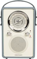 Crosley CR3034A-TN Mockingbird Vintage Portable Am/FM/Bluetooth Radio, Tourmaline