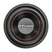 Qpower QPF12D 12 Woofer deluxe series DVC basket 70oz. magnet 1700 watts by Q Power
