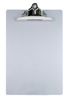 Saunders 22517 Recycled Aluminum Clipboard - Silver, Letter Size, 8.5 in. x 12 in. Document Holder with High Capacity Clip