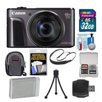 Canon PowerShot SX720 HS Optical Zoom Digital Camera Crystal Clear Images 32GB Memory Card Camera Case Replacement Battery Mini Travel Tripod Battery Charger Memory Card Case Ultimate Camera Bundle
