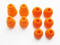 Orange Replacement Earbuds Eartips Set Compatible with Monster Beats Dr. Dre Tour, urBeats 2.0, Heartbeats 2.0 (Lady Gaga), DiddyBeats and Monster Turbine Pro in-Ear Stereo Earphones