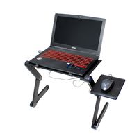VViViD Adjustable Leg Multifunctional Laptop Stand Including USB Powered Dual CPU Cooling Fan