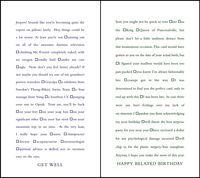 Quiplip Funny Fill-in-The-Blank Get Well and Belated Birthday Cards, 6-Pack (QL05326PCK)