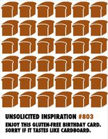 Quiplip UI366pck Gluten-Free Birthday (6-Pack)