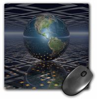 3dRose LLC 8 x 8 x 0.25 Inches Mouse Pad, Computer Board (mp_20511_1)