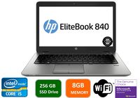 HP EliteBook 840 G3 Business Laptop, 14" Anti-Glare FHD , Intel Core i5-6200U, 8GB DDR4, 240GB SSD, Webcam, Windows 10 Pro (Renewed)