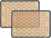AmazonBasics Silicone Macaron Baking Mat, 2-Pack