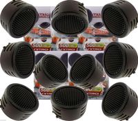 ProConnect 5 Pairs 2500W Total Power Super High Frequency Mini Dome 1 Inch Car Tweeters 5X