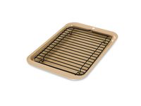 Nordic Ware 42210 Toaster Oven 2-Piece Broiler, Metalic Gold