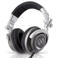 Over Ear Professional DJ Headphones - Pro Wired Active Turbo Headphone w/ Padded Ear Cushions for Extreme Sound Isolation, For Audio Listening and Music Streaming, Studio / Personal Use - Pyle PHPDJ1