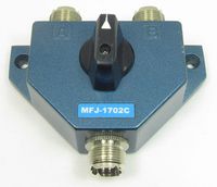 MFJ-1702C Antenna switch, HF/VHF/UHF 2-pos, LP