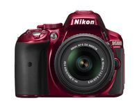 Nikon D5300 24.2 MP CMOS Digital SLR Camera with 18-55mm f/3.5-5.6G ED VR II Auto Focus-S DX NIKKOR Zoom Lens (Red)