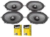 Skar Audio RPX68 6" X 8" Sport Series Coaxial 200W 2-Way Speakers (2 Pairs) with 2 Stinger Roadkill Door Kits