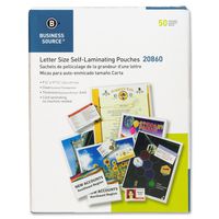 Business Source Clear Laminating Document Pouches (20860)