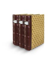 Bellagio-Italia Tuscany Crimson DVD Storage Binder Set - Stores Up to 144 DVDs, CDs, or Blu-Rays - Stores DVD Cover Art - Acid-Free Sheets