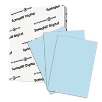 Springhill Colored Paper, Heavy Paper, Blue Paper, 24/60lb, 89gsm, Legal, 8.5 x 14, 1 Ream / 500 Sheets - Opaque, Thick Paper (024030R)