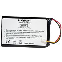 HQRP Battery for Garmin Nuvi 30 30LM, Nuvi 40 40LM, Nuvi 42 42LM, Nuvi 44 44LM, Nuvi 50 50LM, Nuvi 52 52LM, Nuvi 54 54LM, Nuvi 56 56LM 56LMT 361-00056-01 KH07BH26D03H3 GPS Navigator + HQRP Coaster