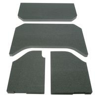 Design Engineering 050131 Boom Mat Sound-Deadening Headliner for 4-Door Jeep Wrangler (2007-2010) - Black