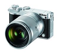 Nikon 1 J5 Mirrorless Digital Camera w/ 10-100mm Lens (Silver) (International Model) No Warranty