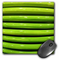 3dRose LLC 8 x 8 x 0.25 Inches Mouse Pad, Lime Curves (mp_17739_1)