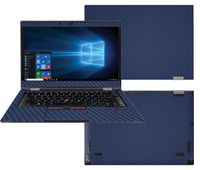Decalrus - Protective Decal for Lenovo ThinkPad X1 Yoga (2nd Gen.) (14" Screen) Laptop Blue Carbon Fiber Skin Skins Decal for case Cover wrap CFlenovoTnkPadX1yoga2genBlue