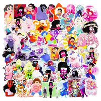 Steven Universe Stickers for Laptop Waterproof Cartoon Teens Phone Water Bottles Luggage Bicycle Skateboard Car Decals 63pcs
