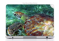 Laptop Vinyl Decal Sticker Skin Print Sea Turtle Swimming in The Ocean fits 15.6" Laptop (15-d038dx)