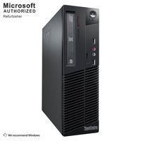 Lenovo ThinkCentre M79 SFF Business Desktop Computer, AMD A8-6500B up to 4.1GHz, 16G DDR3, 1T HDD, DVD, WiFi, BT 4.0, USB 3.0, VGA, DP, Win 10 64-Bit Supports English/French/Spanish(A8)(Renewed)