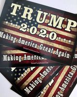 Trump 2020 Flag Stickers.Making America Great Again .Vinyl Decals .10 Pack