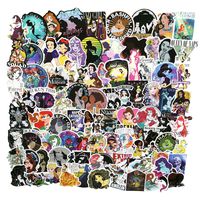 100pcs Cartoon Sweet Princess Anime Stickers Laptop Computer Bedroom Wardrobe Car Skateboard Motorcycle Bicycle Mobile Phone Luggage Guitar DIY Decal (Cartoon Princess)