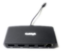 CalDigit Mini Dock with Dual HDMI 2.0, Thunderbolt 3, USB 3.0, USB 2.0, Gigabit Ethernet Port