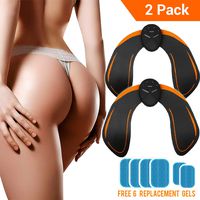 MITLINK Butt Hips Trainer Upgrade Muscle Toner Fitness Training Gear Home Office Ab Trainer Workout Equipment Machine Fitness for Women Men,10pcs Free Gel Pads (S5)