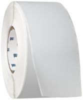 Brady THT-21-428 3" Width x 300' Height, B-428 Metallized Polyester, Matte Finish Silver Thermal Transfer Printable Label