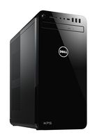 Dell SBR17 XPS 8930 Desktop Computer with Intel Core i7-8700 3.2 GHz, 16GB DDR4 SDRAM, 2TB HDD + 256GB SSD, Tower, Black, Black