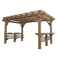 Backyard Discovery Oasis 14 x 10 Pergola Cedar Pergola
