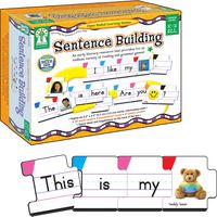 Carson Dellosa - Sentence Building Literacy Resource with 86 Cards for Language Arts For K, 1st, & 2ND Grade & Ell
