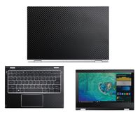decalrus - Protective Decal for Acer Spin 1 SP111-32N (11.6" Screen) Laptop Black Carbon Fiber Skin Skins Decal for case Cover wrap CFacerSpin1_SP111-32nBlack