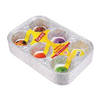 Glad Food Prep & Storage BB11991 | Disposable Muffin and Cupcake Tins for, 12 Count, Baking