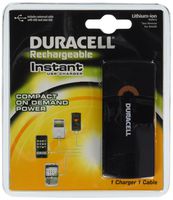 Duracell Instant USB Charger/Includes Universal Cable with USB & mini USB, 1 Count