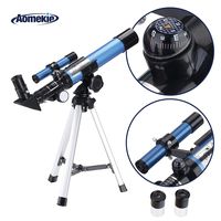 Aomekie Telescope for Kids Astronomy Beginners Refractor Telescopes with Tripod Finderscope and Compass