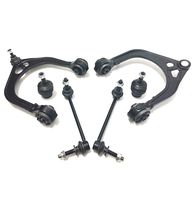 PartsW 6 Pc Suspension Kit For Chrysler 300, Dodge Charger Challenger & Magnum Front Upper Control Arm with ball joints assembly, Sway Bar Link Lower Ball Joints