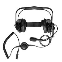 Maxtop AHDH0032-BK-AX Two Way Radio Noise Cancelling Headset for Motorola MOTOTRBO XPR3000 XPR3300 XPR3500