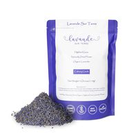 4 Ounces Bag Organic Culinary Dried Lavender Buds - Lavandula Dentata - Highland Grow Ultra Blue Premium Grade - Gluten-Free, Non-GMO - Perfect for Baking, Lemonade, Salt - by Lavande Sur Terre