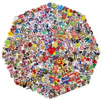 510 Pcs Random Sticker (60-1200 pcs/Pack). Variety Vinyl Car Sticker Motorcycle Bicycle Luggage Decal Graffiti Patches Skateboard Stickers for Laptop Stickers for Adult and kid