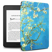 Infiland Kindle Paperwhite 2018 Case Compatible with Amazon Kindle Paperwhite 10th Generation 6 inches 2018 Release(Auto Wake/Sleep),Blossom