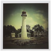 3dRose Greeting Cards, Vintage 1901 Biloxi Lighthouse Spotlight, Set of 6 (gc_26382_1)