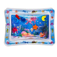 Tummy Time Baby Water Mat, Upgrade [2020 New] Infant Toy Inflatable Play Mat for 3-12 Months Newborn Boy Girl