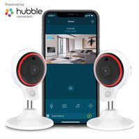 Motorola Focus71-2 Indoor Security Camera System - Surveillance, Elderly, Pet, Baby Monitor with Two-Way Audio Talk - Mountable Base, 1080p Video, 90-Degree Wide Angle View, Low Light and Night Vision